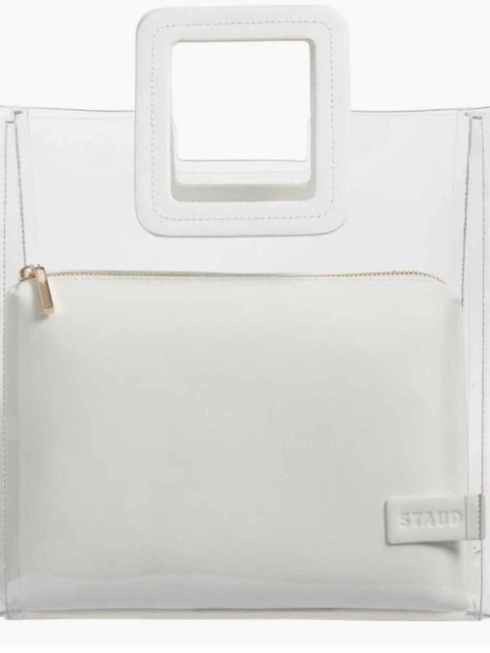 STAUD Shirley clear PVC tote